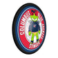 Columbus Blue Jackets: Stinger - Round Slimline Lighted Wall Sign - The Fan-Brand