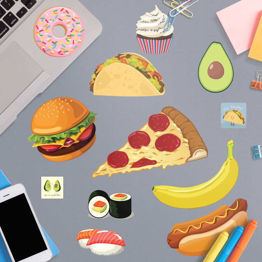 Fathead Foods: Illustrated Collection - Removable Vinyl Decals