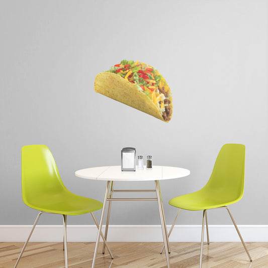 Giant Taco + 2 Decals (43"W x 35"H)