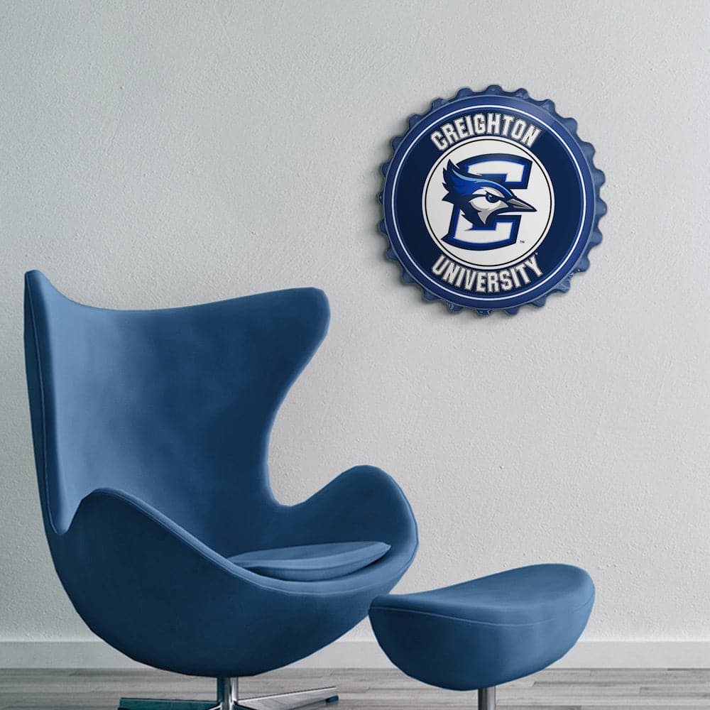 Creighton Bluejays: Bottle Cap Wall Sign - The Fan-Brand