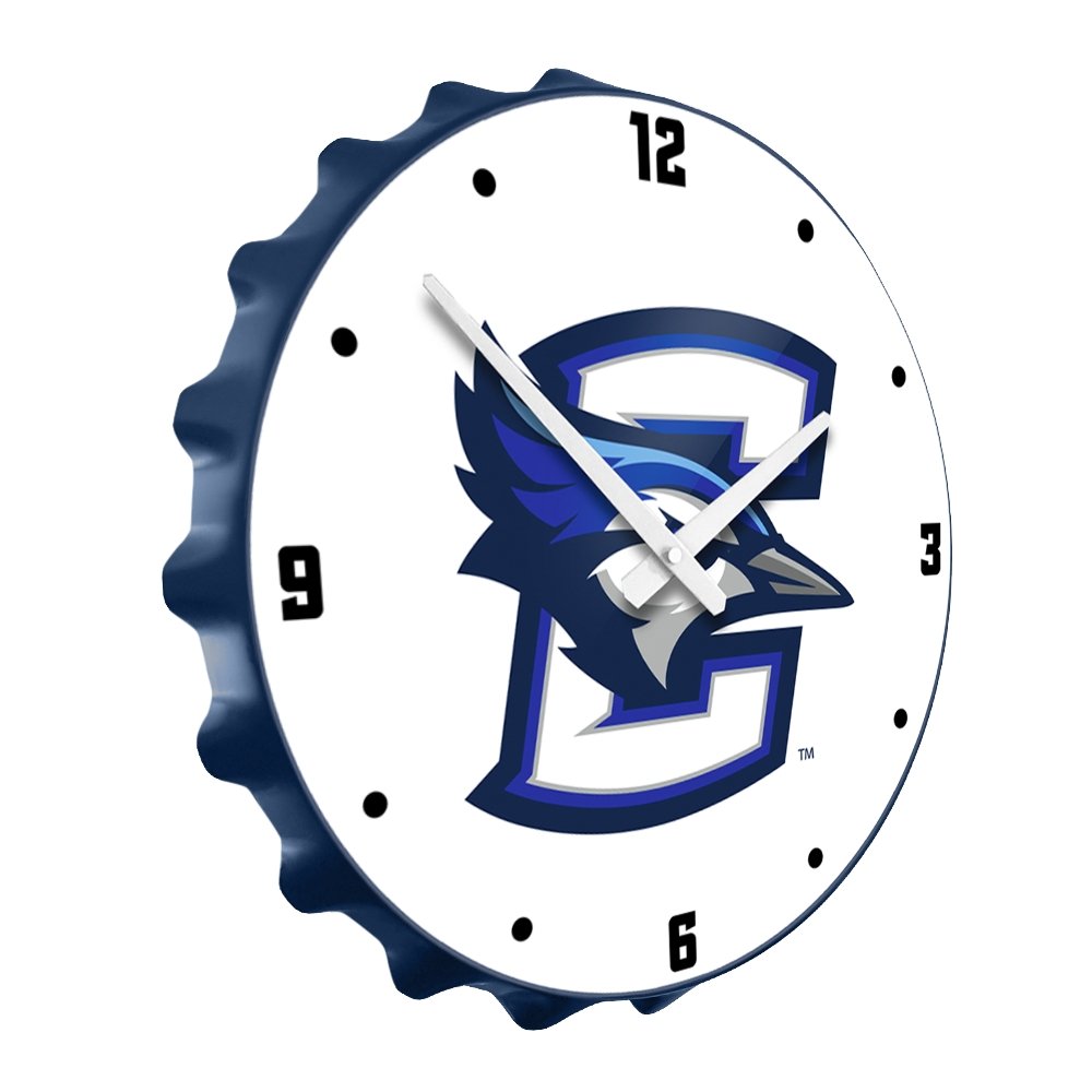 Creighton Bluejays: Logo - Bottle Cap Wall Clock - The Fan-Brand