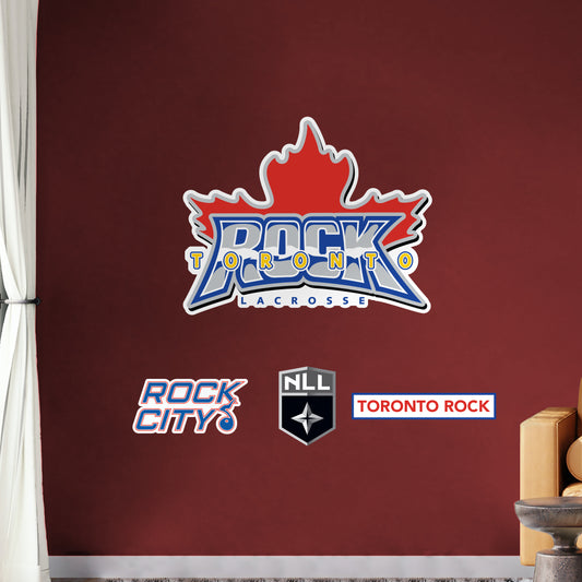 Toronto Rock:  2022 Logo        - Officially Licensed NLL Removable     Adhesive Decal