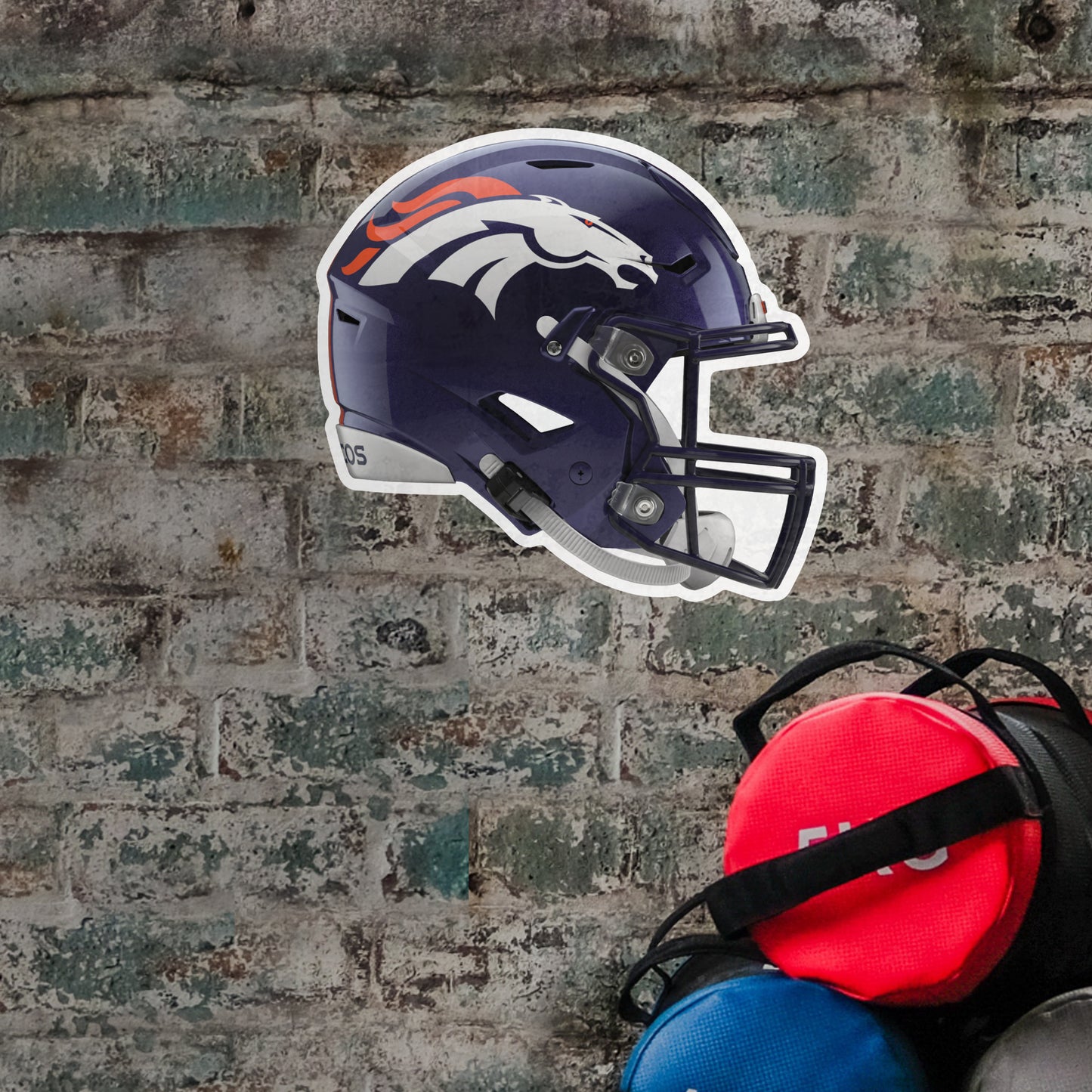Denver Broncos: Outdoor Helmet - Officially Licensed NFL Outdoor Graphic