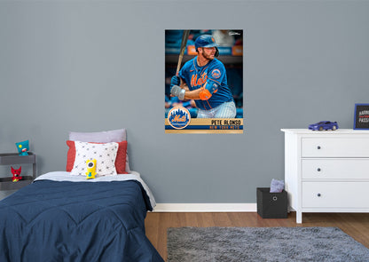 New York Mets: Pete Alonso  GameStar        - Officially Licensed MLB Removable Wall   Adhesive Decal