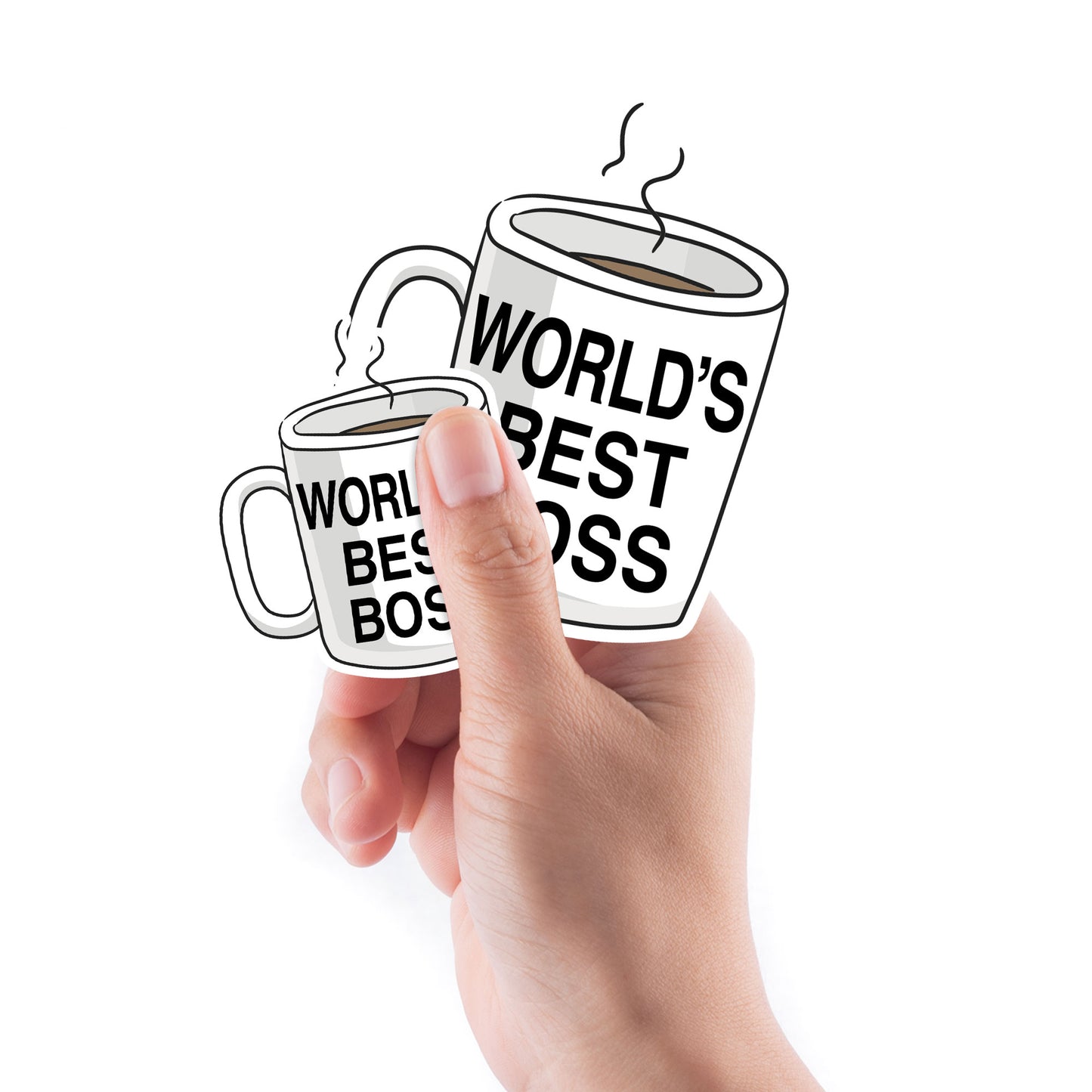 Sheet of 5 -The Office:  MUG Minis        - Officially Licensed NBC Universal Removable    Adhesive Decal