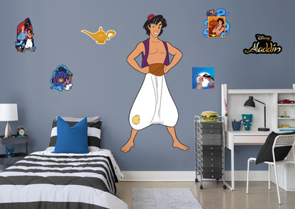 Aladdin: Aladdin RealBigs        - Officially Licensed Disney Removable Wall   Adhesive Decal