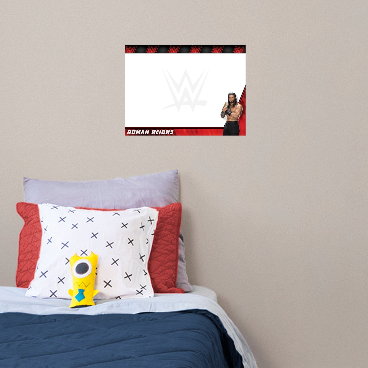 Roman Reigns Dry Erase Whiteboard - Officially Licensed WWE Removable Adhesive Decal