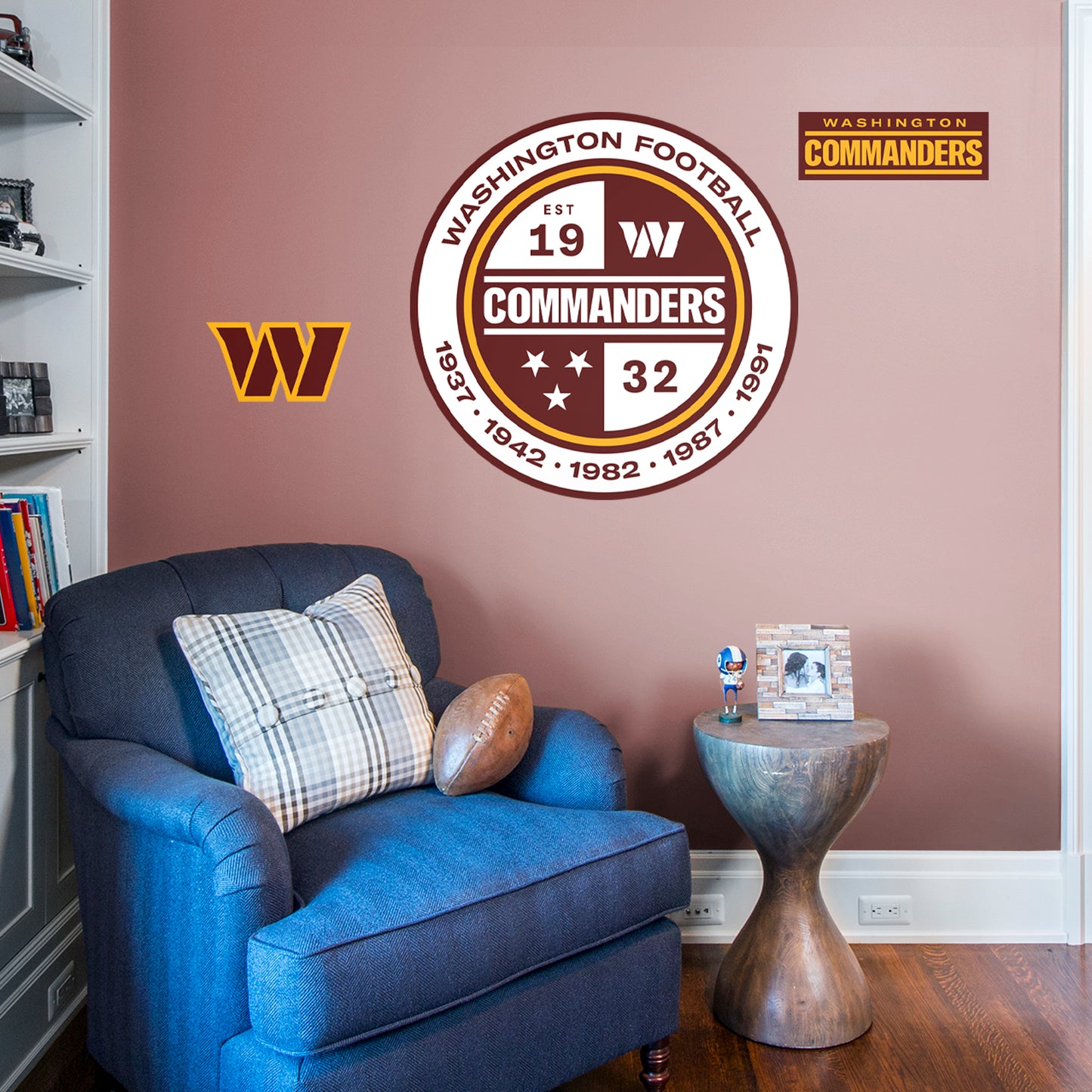 Washington Commanders: Alternate Logo - Officially Licensed NFL Removable Adhesive Decal