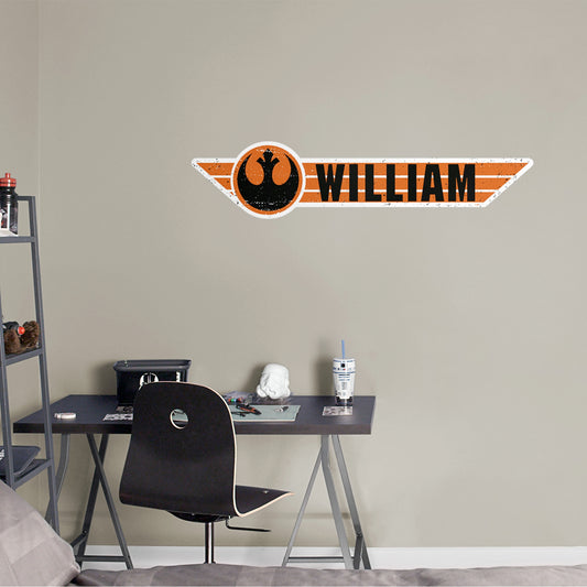 Resistance Personalized Name - Removable Transfer Decal
