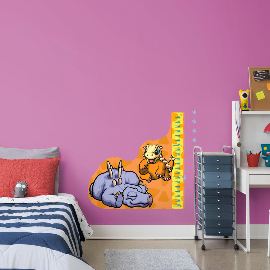Growth Charts Dinosaurs 08  - Removable Wall Decal