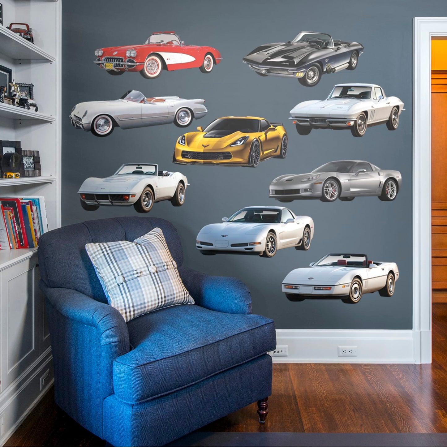 Chevrolet: Corvette Generations Collection - Officially Licensed Removable Wall Decal