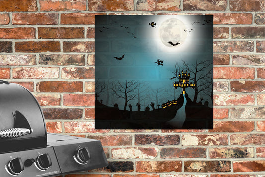 Halloween:  Castle on the Hill Alumigraphic        -      Outdoor Graphic