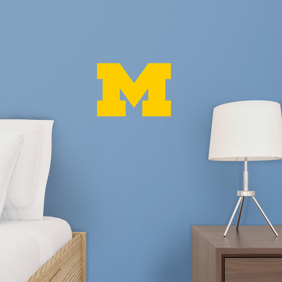 Michigan Wolverines - RealBig Logo Collection - Official NCAA - Reusable Vinyl Wall Decals