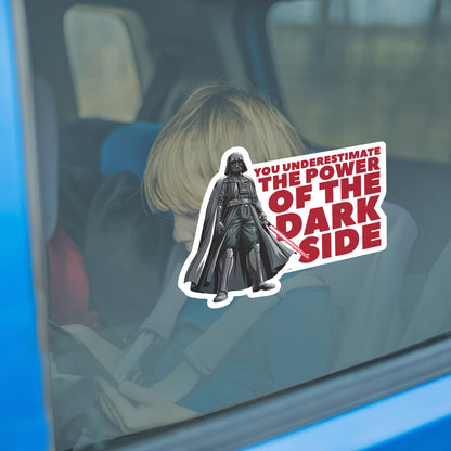 Darth Vader Underestimate Quote Window Cling        - Officially Licensed Star Wars Removable Window   Static Decal