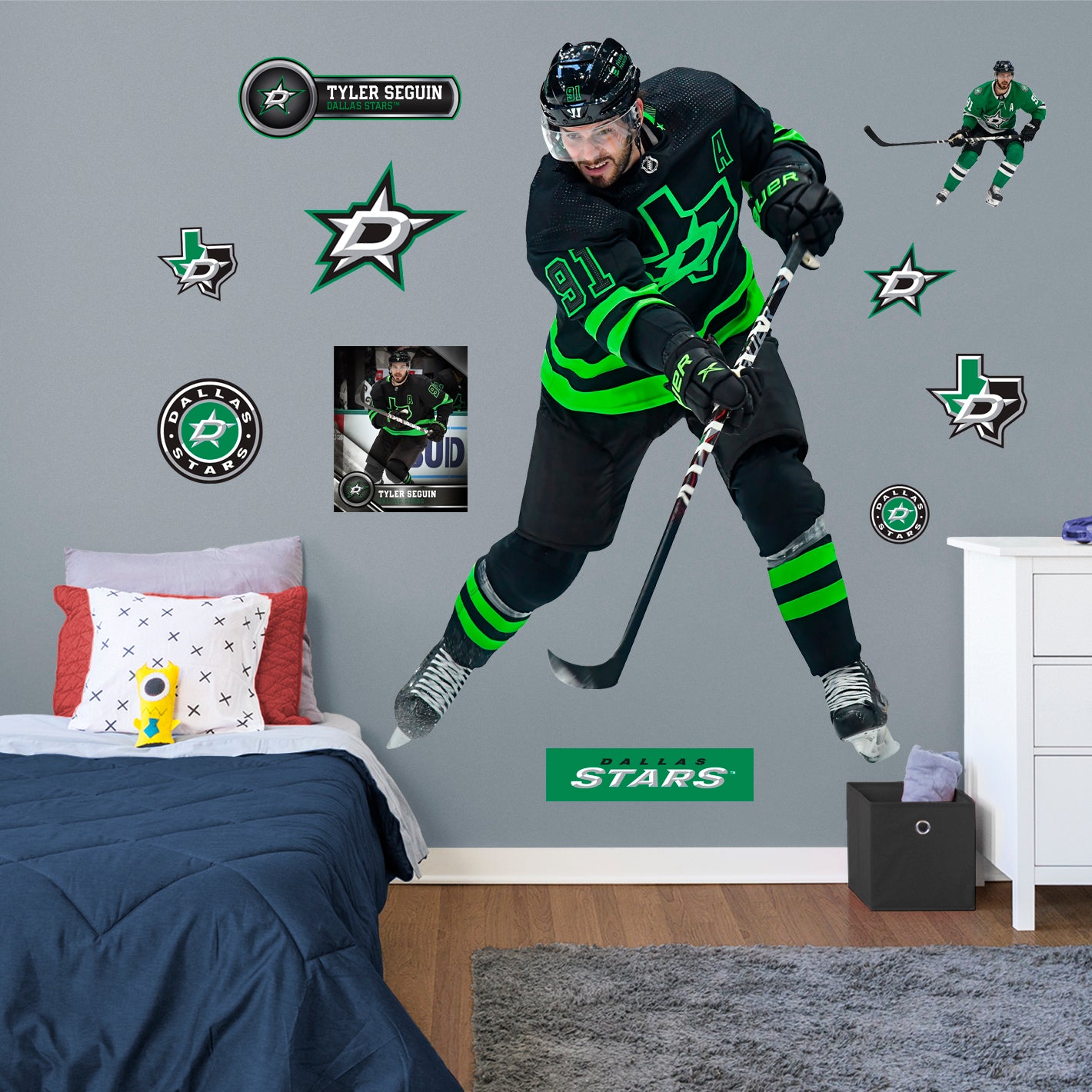 Dallas Stars: Tyler Seguin 2021        - Officially Licensed NHL Removable     Adhesive Decal