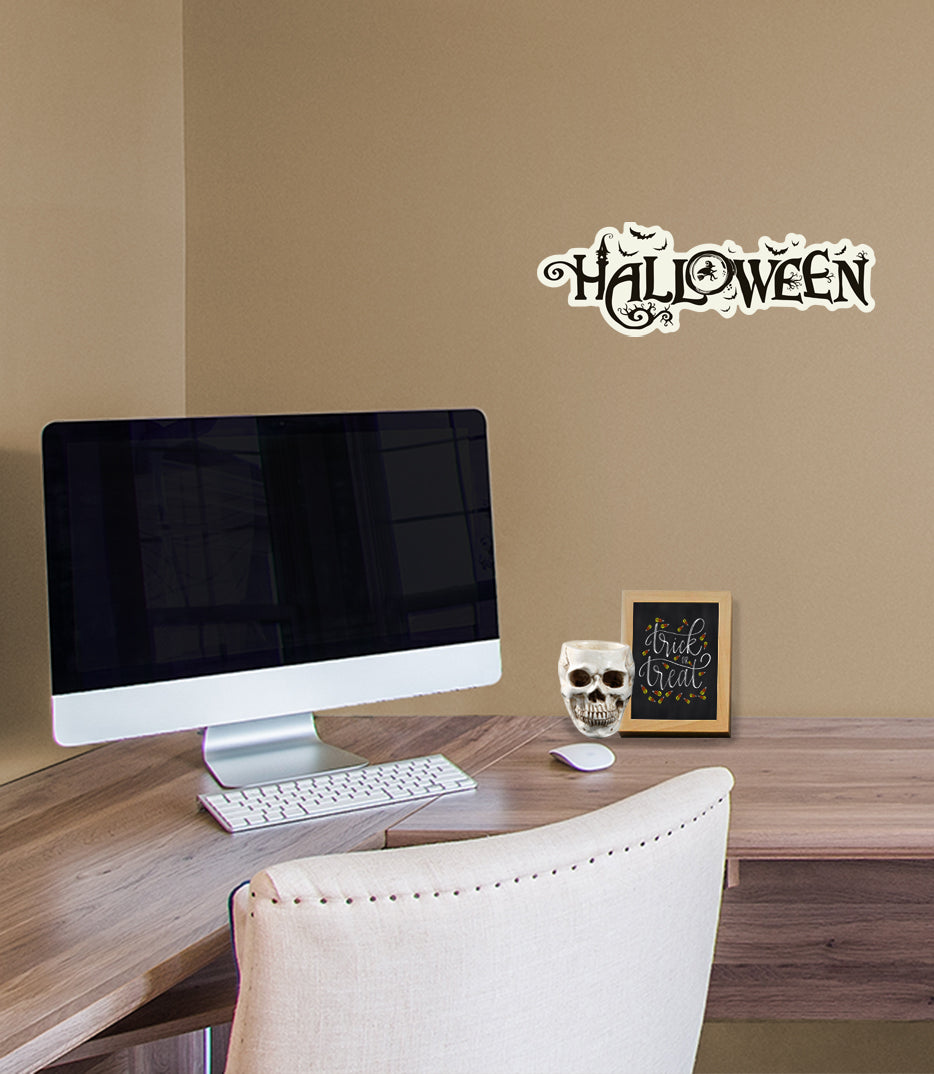 Halloween: Halloween Icon        -   Removable Wall   Adhesive Decal