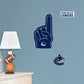 Vancouver Canucks:    Foam Finger        - Officially Licensed NHL Removable     Adhesive Decal