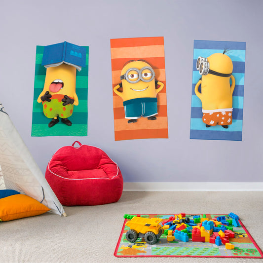 Minions: Sunbathing Collection - Officially Licensed Removable Wall Decal