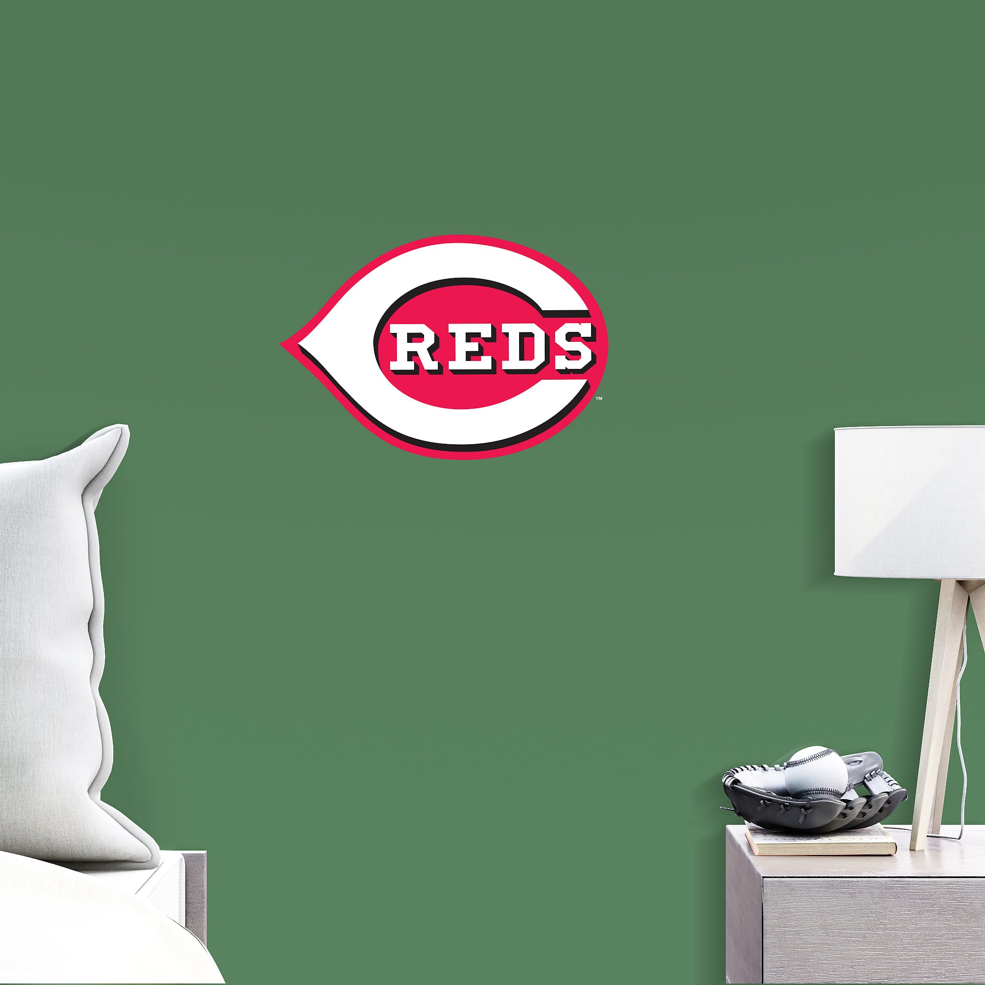 Marriott Reds Sticker Cincinnati Reds - RealBig Logo Collection - Official MLB - Reusable Vi ...