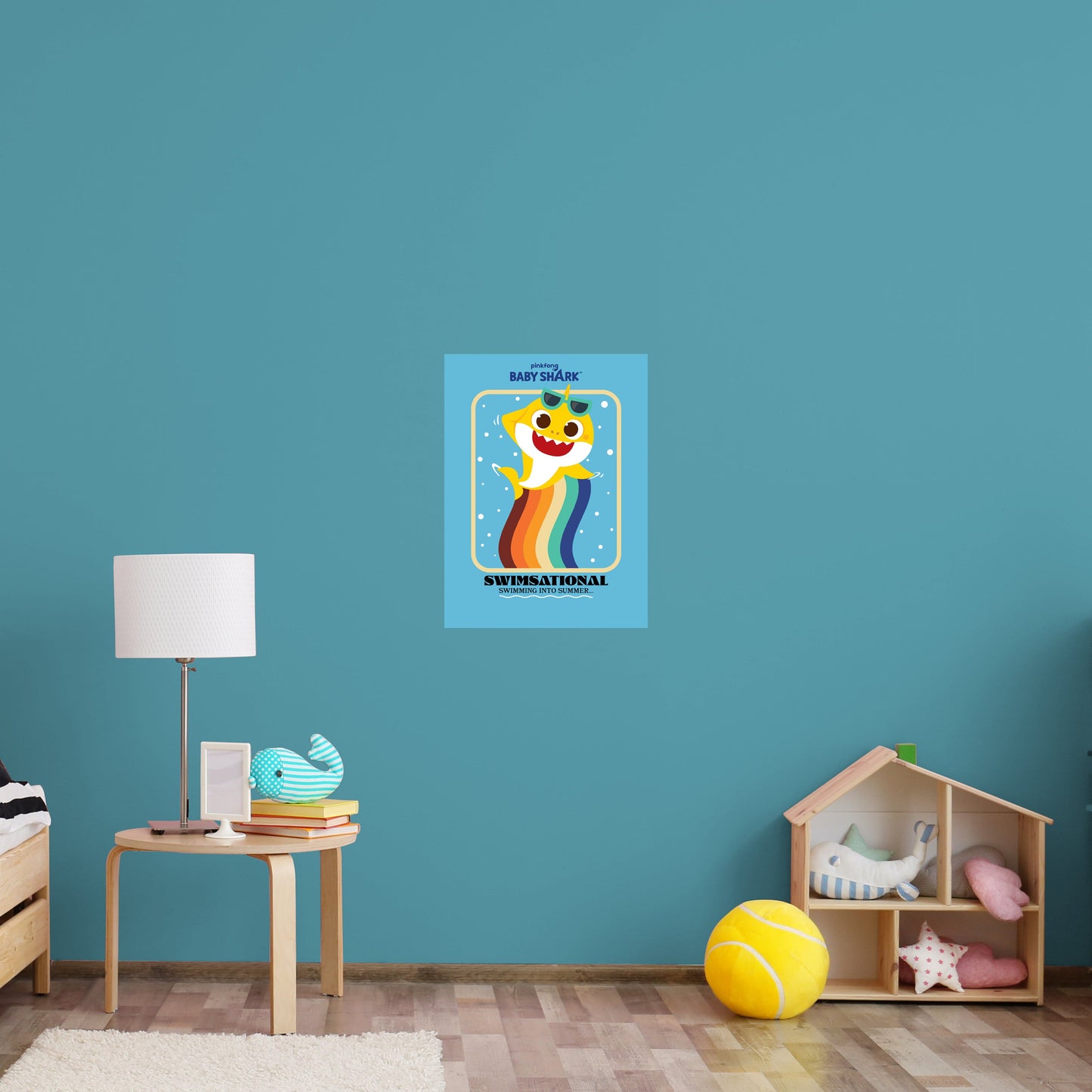 Baby Shark: Lights Camera Goldie Poster - Officially Licensed Nickelodeon Removable Adhesive Decal