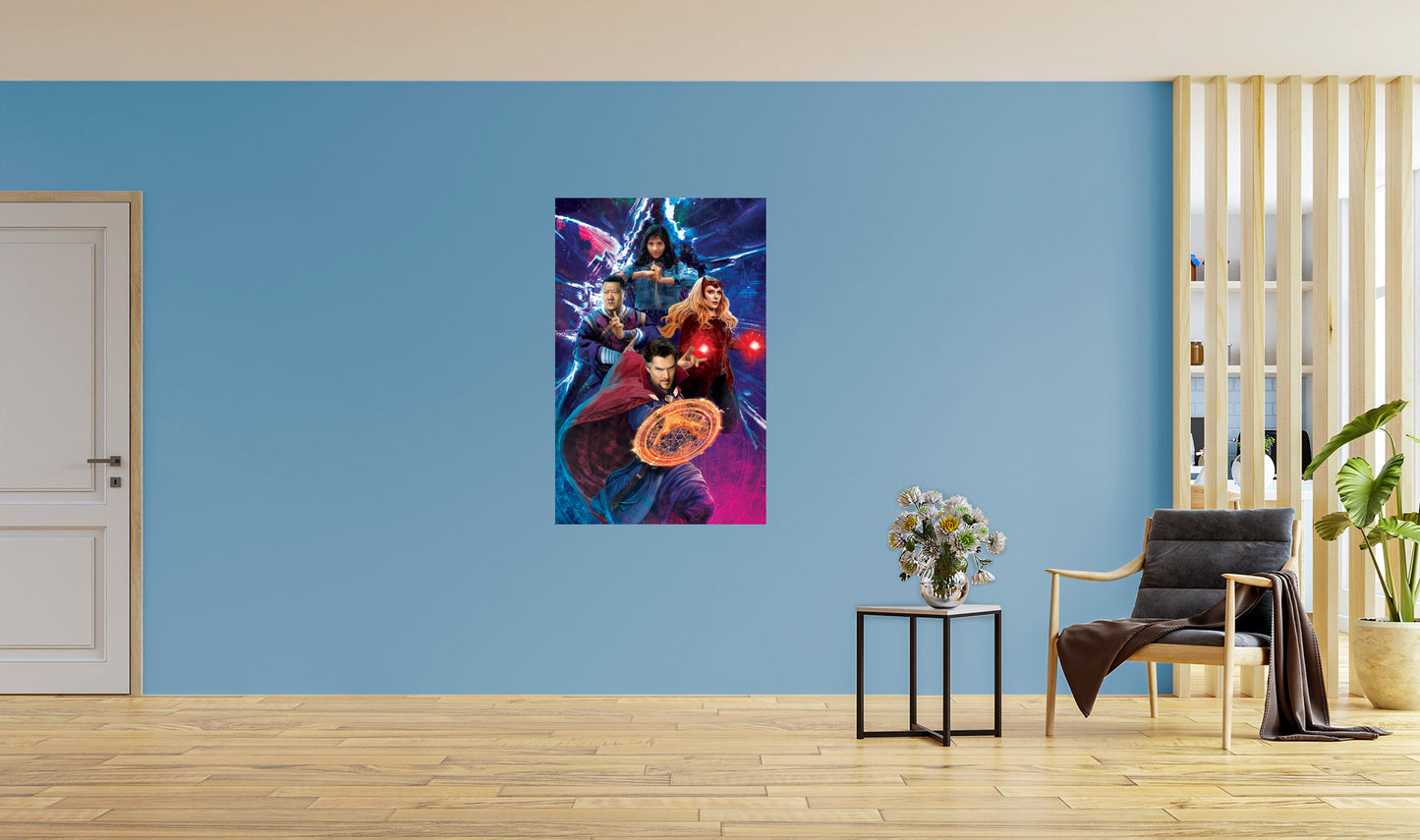 Doctor Strange 2: In the Multiverse of Madness: Astral Group Poster - Officially Licensed Marvel Removable Adhesive Decal