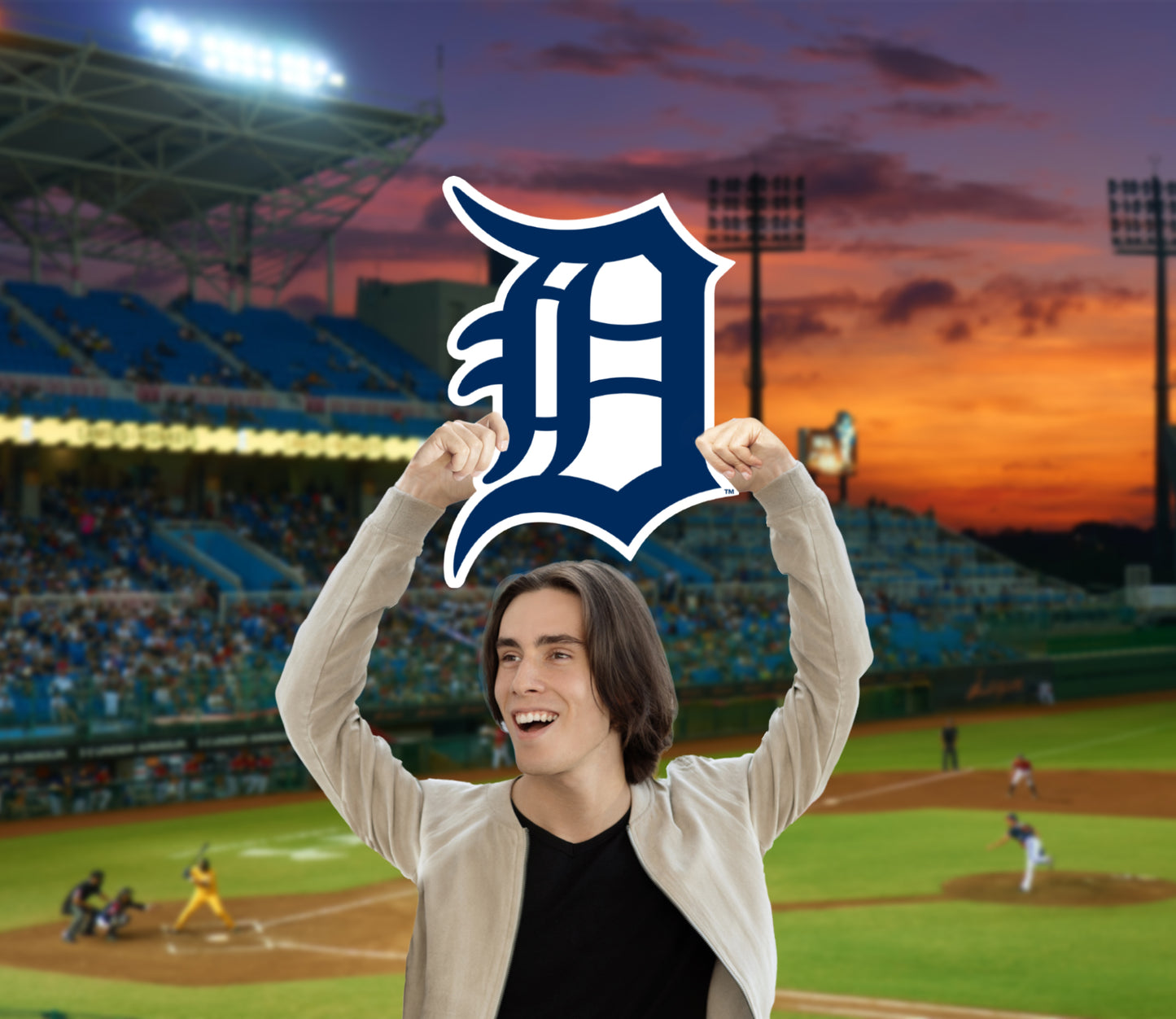 Detroit Tigers:  2021 Logo   Foam Core Cutout  - Officially Licensed MLB    Big Head