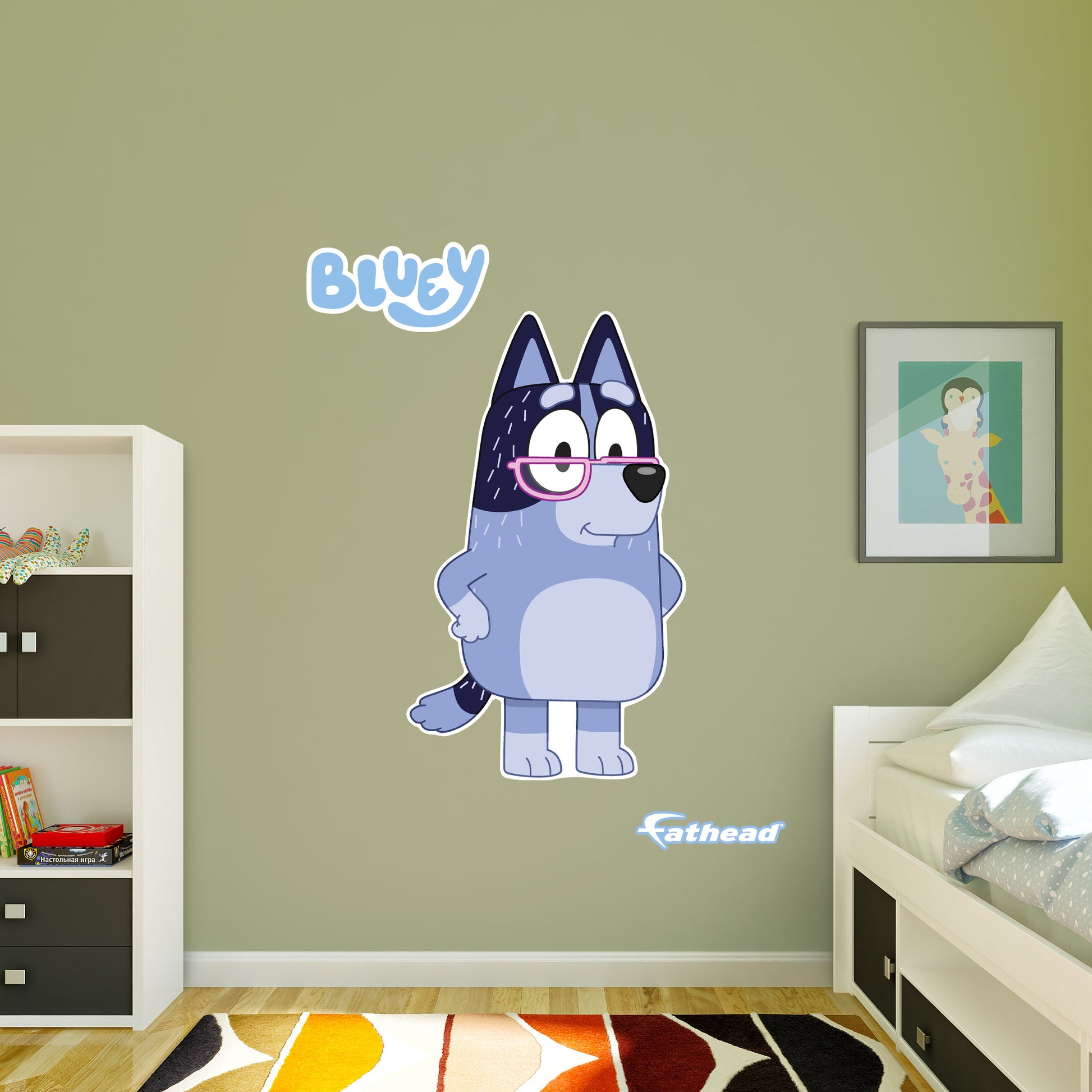 Bluey: Bluey RealBig - Officially Licensed BBC Removable Adhesive