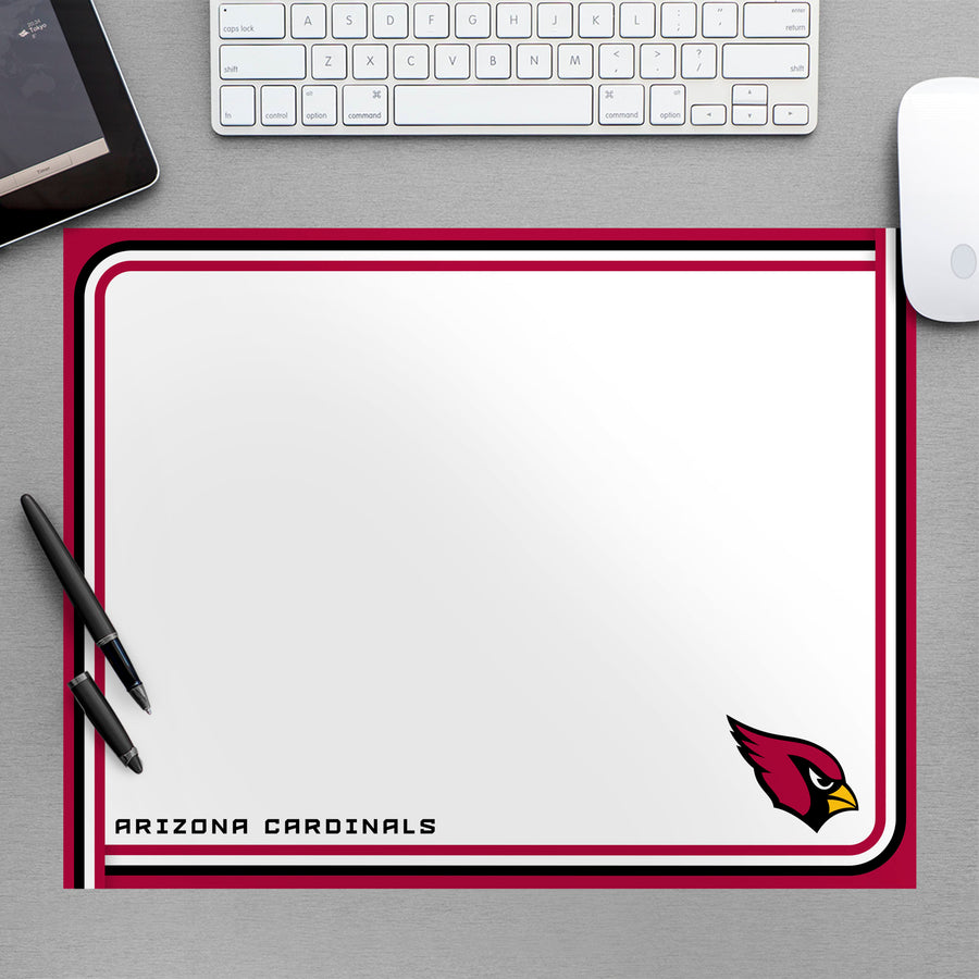 Arizona Cardinals - Dry Erase Whiteboard - Official NFL - Reusable Vinyl Wall Decal