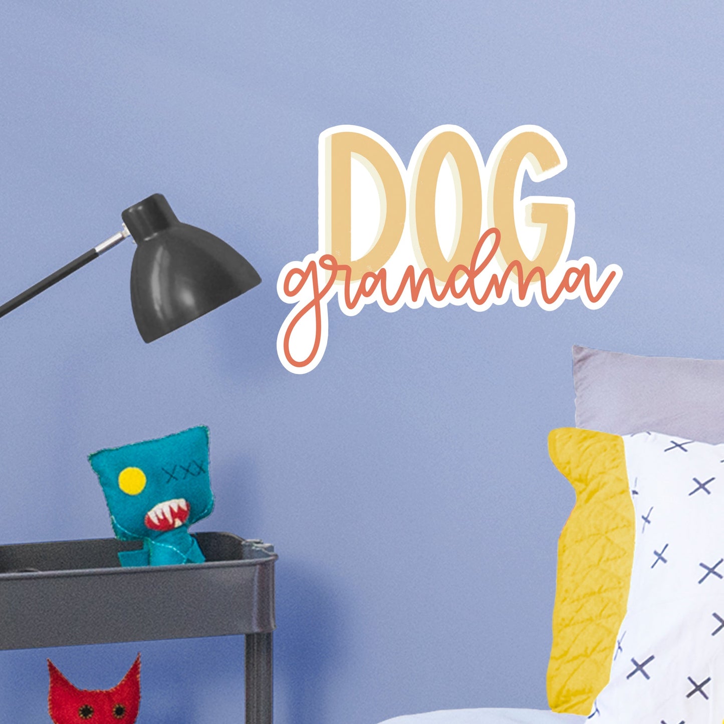 Dog Grandma        - Officially Licensed Big Moods Removable     Adhesive Decal