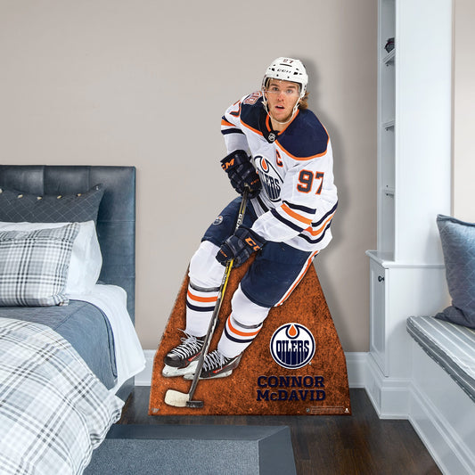 Edmonton Oilers: Connor McDavid    Foam Core Cutout  - Officially Licensed NHL    Stand Out