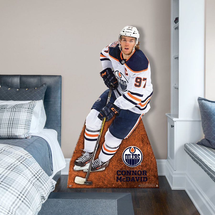 Connor McDavid - Life-Size Stand Out - Official NHL - Edmonton Oilers - Foam Core Cutout