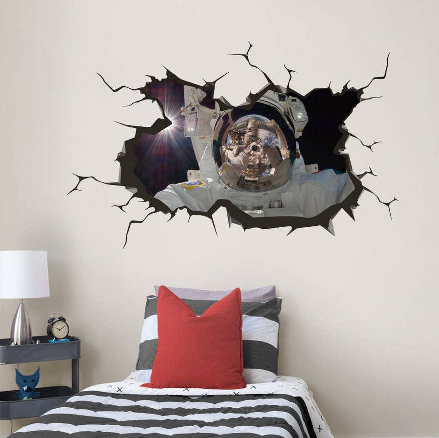 Astronaut View Instant Window        -   Removable     Adhesive Decal