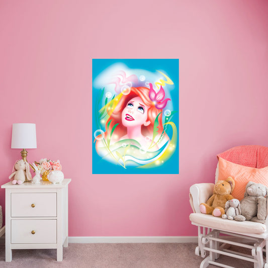 Disney Princess: Ariel Mural        - Officially Licensed Disney Removable Wall   Adhesive Decal