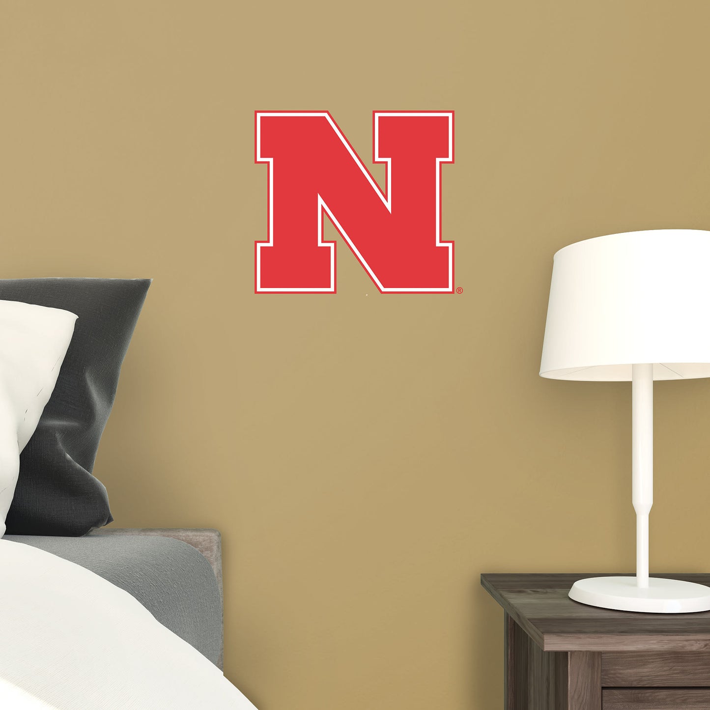 Nebraska Cornhuskers: Logo - Officially Licensed Removable Wall Decal