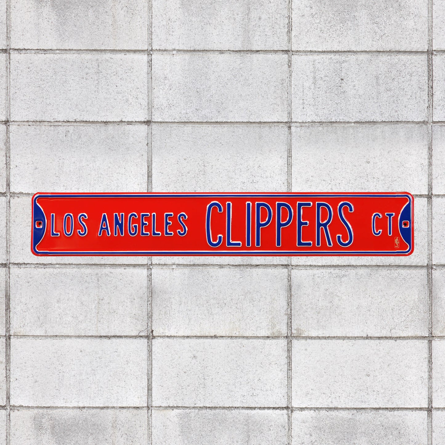 Los Angeles Clippers: Court - Officially Licensed NBA Metal Street Sign