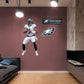Philadelphia Eagles: Jalen Hurts  Away        - Officially Licensed NFL Removable     Adhesive Decal