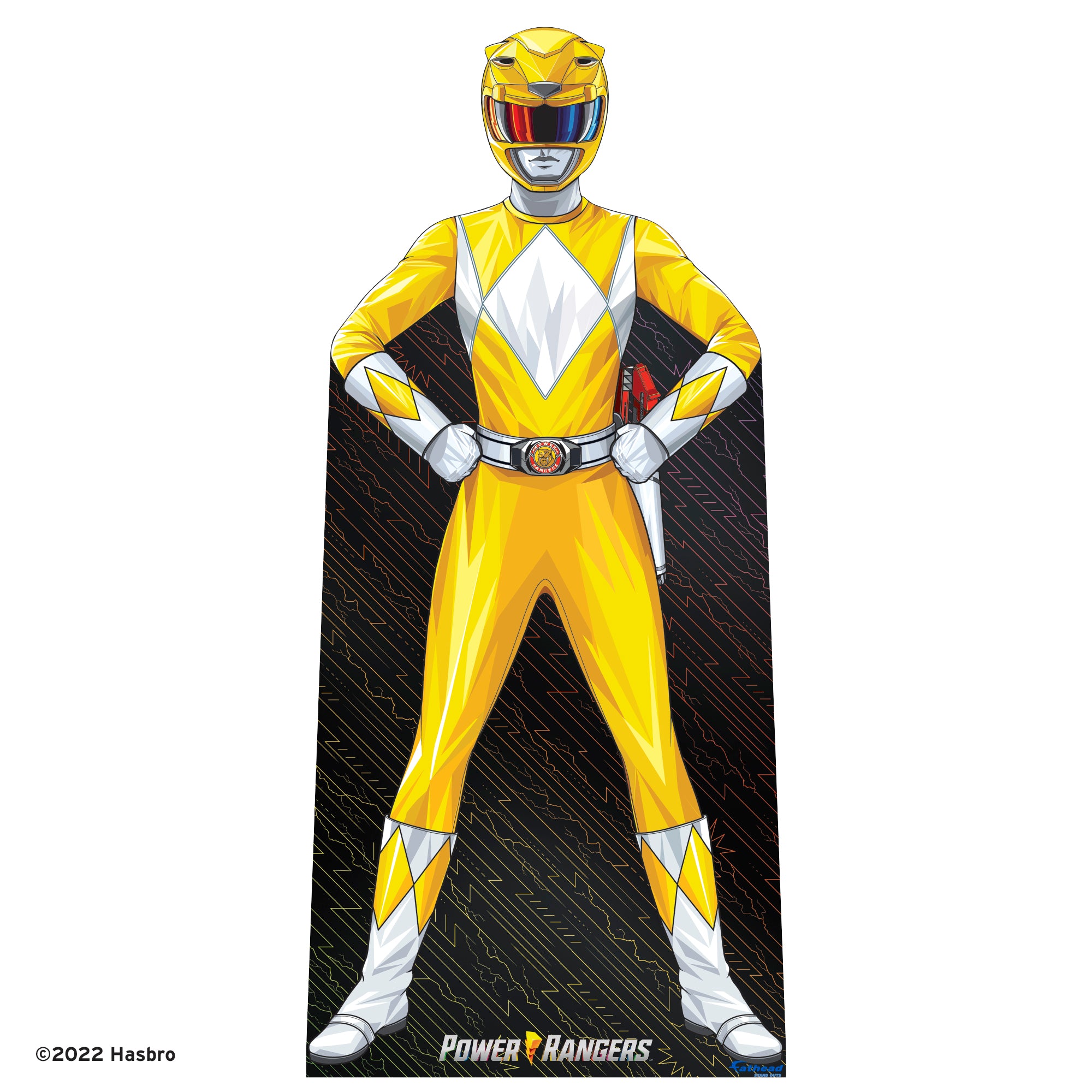 Yellow Ranger Colour In Yellow Ranger - Life-Size Stand Out - Official Hasbro - Power Rangers ...