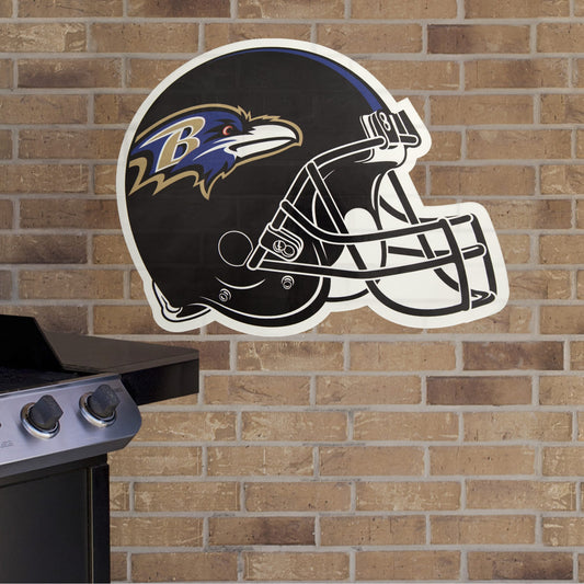 Baltimore Ravens:  Helmet        - Officially Licensed NFL    Outdoor Graphic