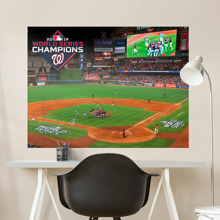 2019 World Series Celebration - Peel & Stick Poster - Official MLB - Washington Nationals - Reusable Vinyl Wall Decal