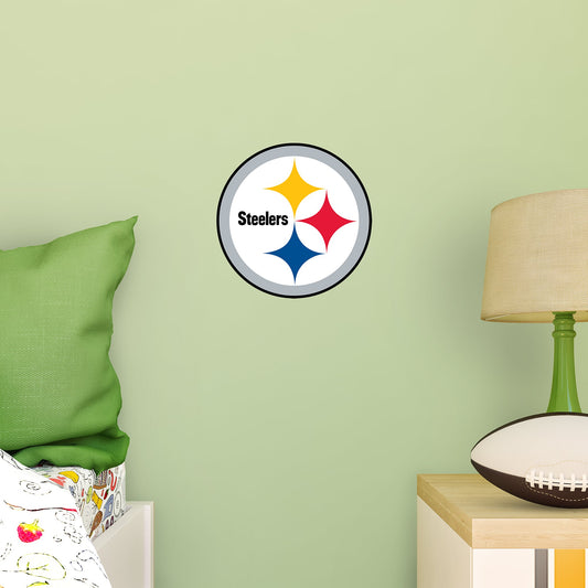 Pittsburgh Steelers:  Logo        - Officially Licensed NFL Removable     Adhesive Decal