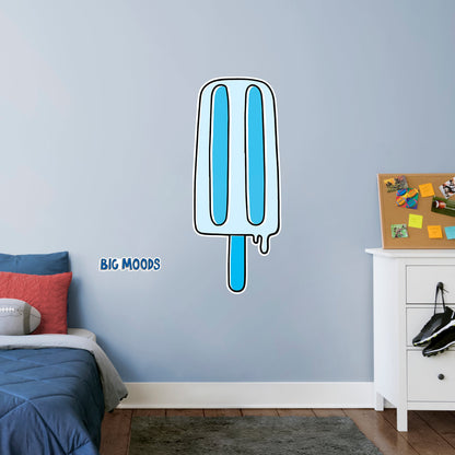 Popsicle (Blue)        - Officially Licensed Big Moods Removable     Adhesive Decal