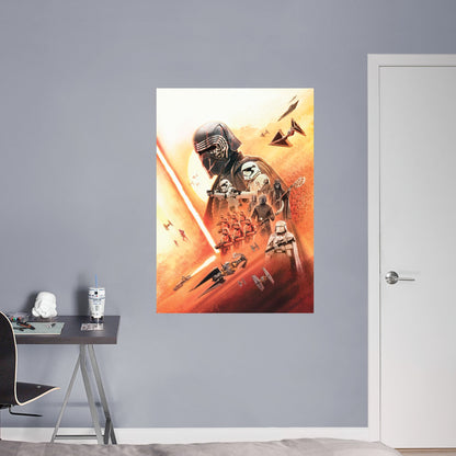 Episode IX: The Rise of Skywalker:  Movie Poster        - Officially Licensed Star Wars Removable Wall   Adhesive Decal