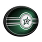 Dallas Stars: Oval Slimline Lighted Wall Sign - The Fan-Brand
