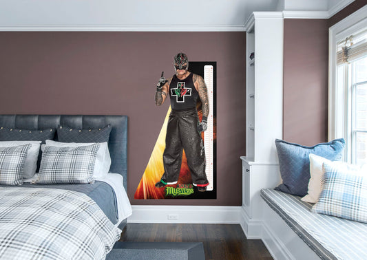 Rey Mysterio  Growth Chart        - Officially Licensed WWE Removable Wall   Adhesive Decal
