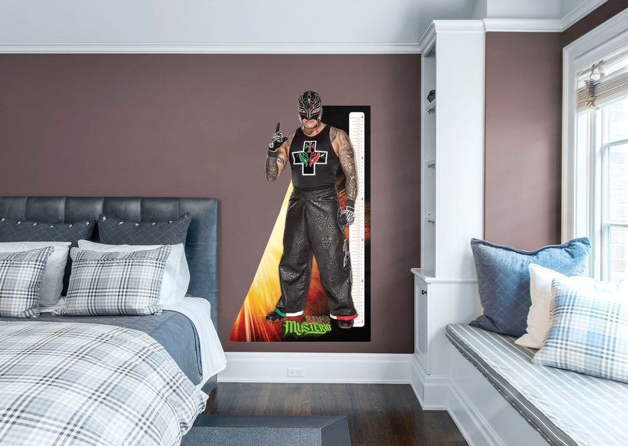 Rey Mysterio - Growth Chart - Official WWE - Reusable Vinyl Wall Decal