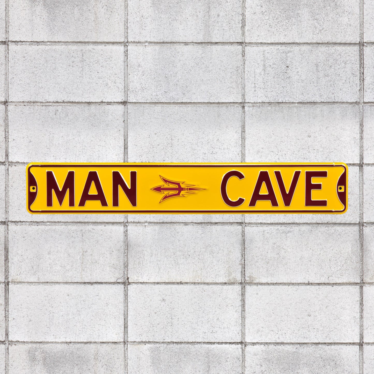 Arizona State Sun Devils: Man Cave - Officially Licensed Metal Street Sign