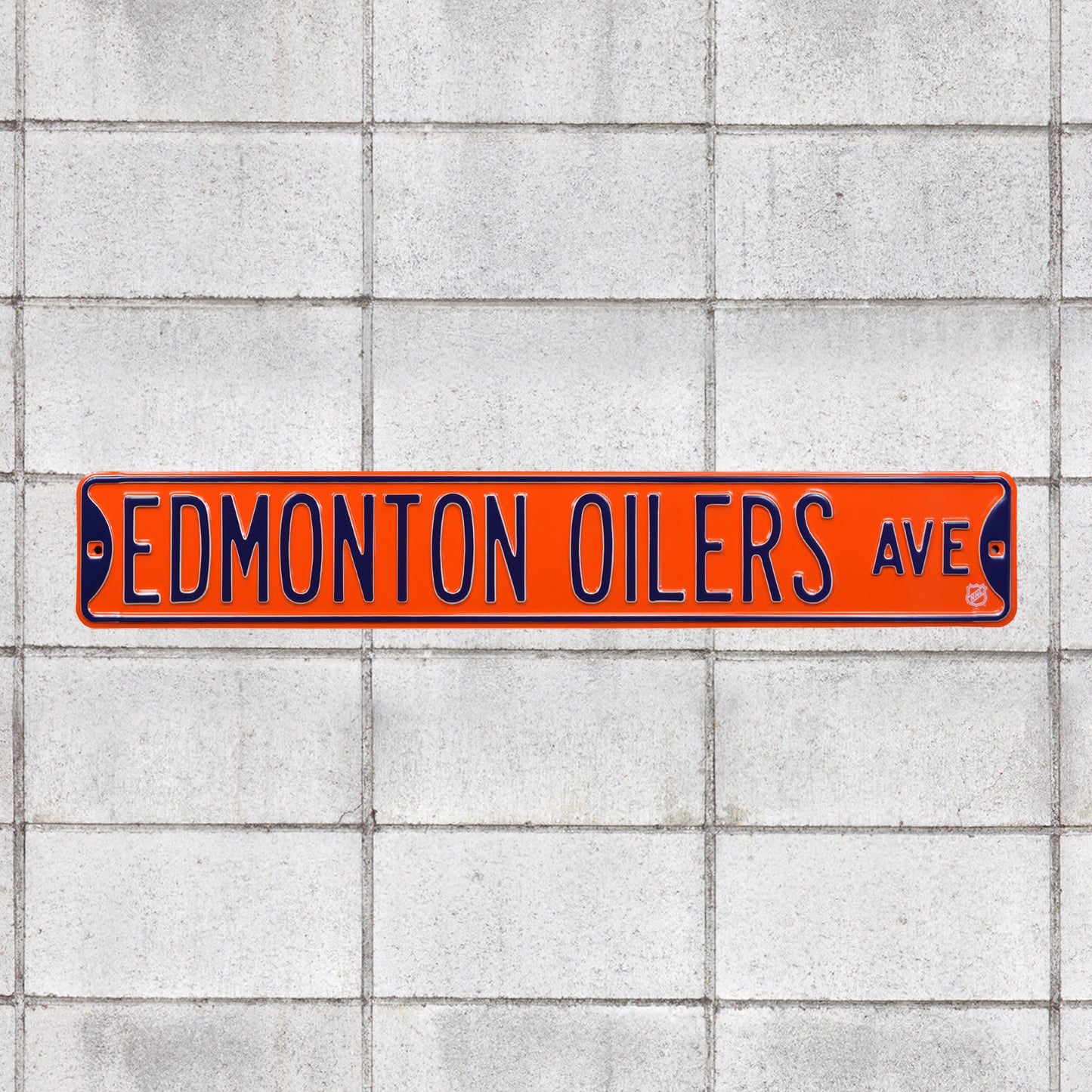 Edmonton Oilers: Edmonton Oilers Avenue - Officially Licensed NHL Metal Street Sign