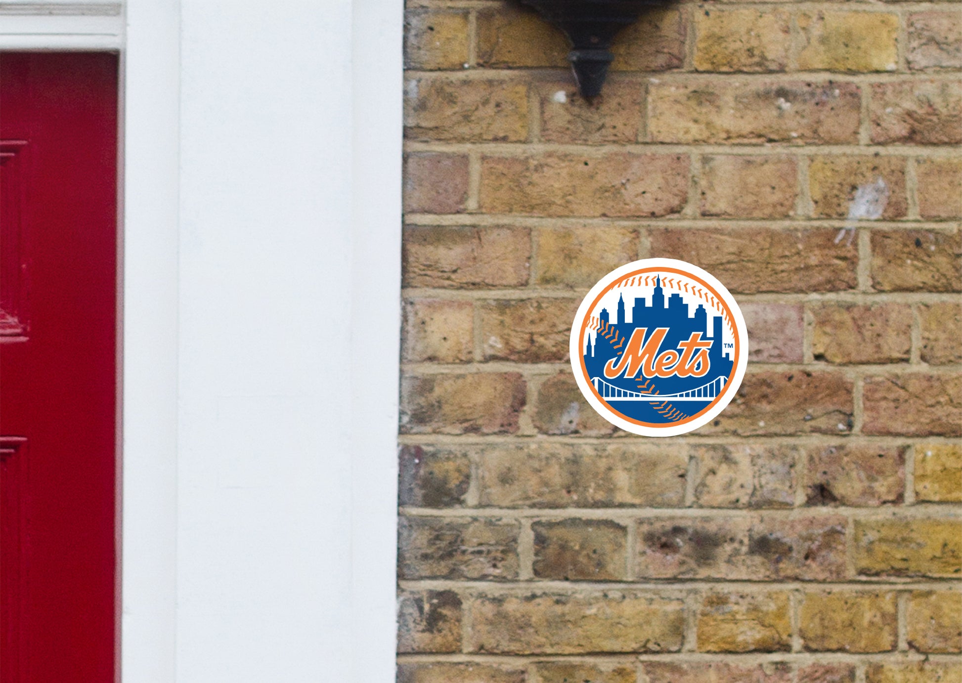 New York Mets - Logo - Outdoor Wall Decals - Official MLB - Scratch Re ...