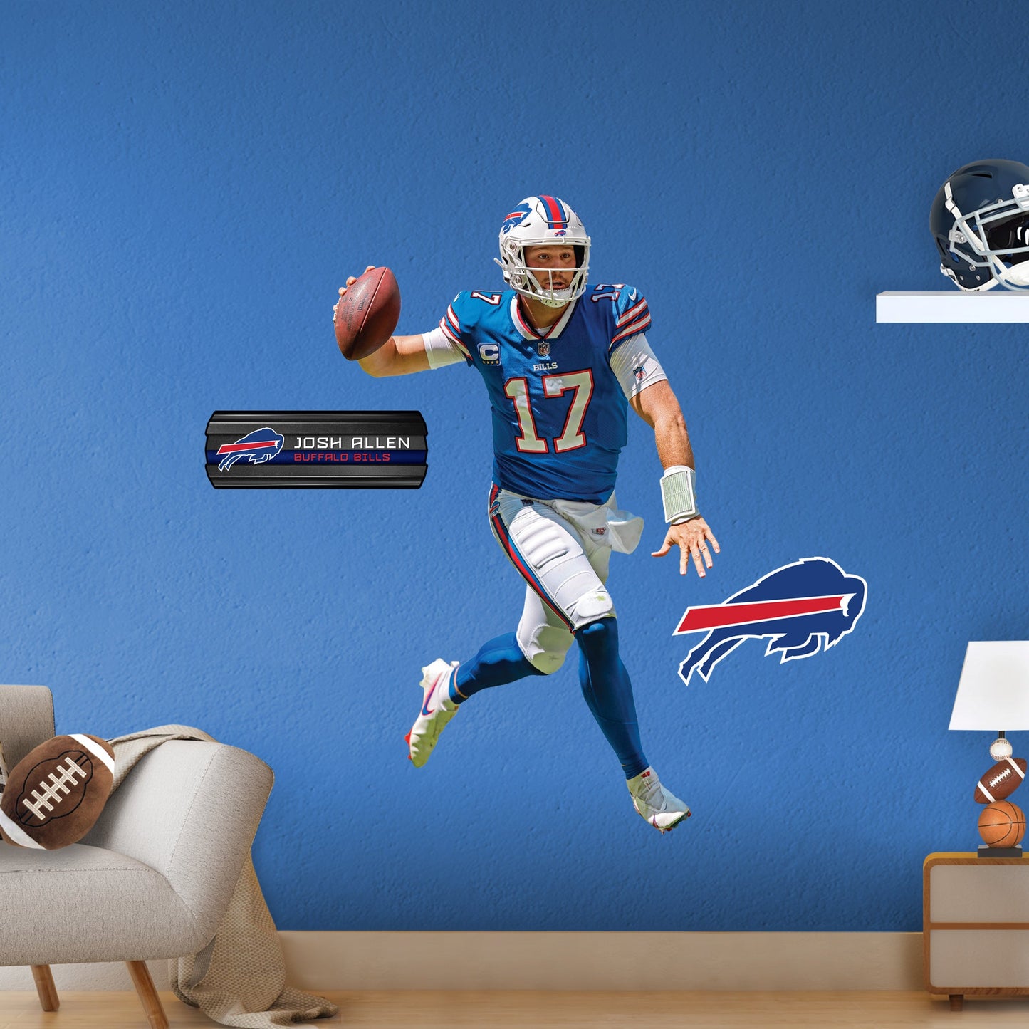 Buffalo Bills: Josh Allen - Officially Licensed NFL Removable Adhesive Decal
