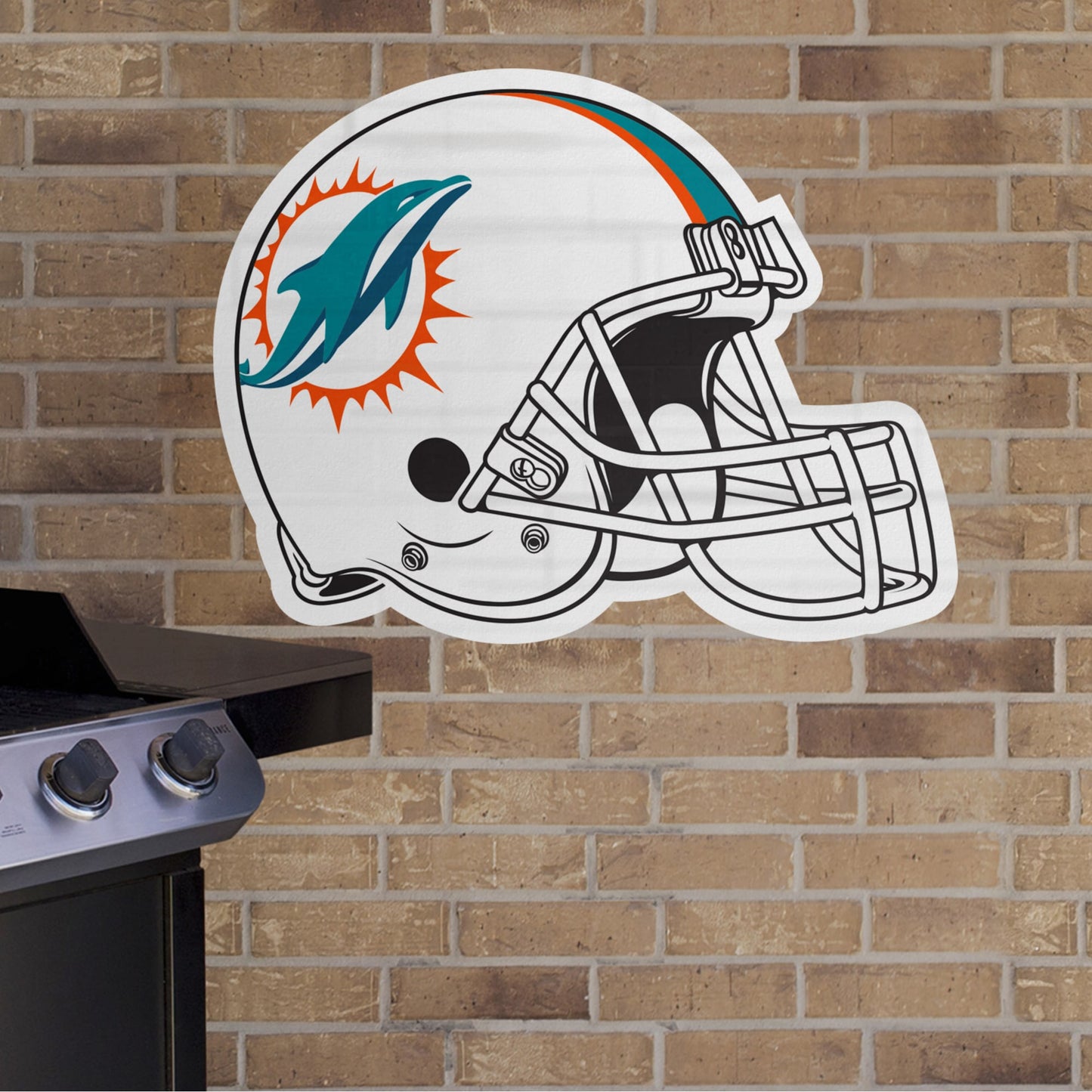 Miami Dolphins:  Helmet        - Officially Licensed NFL    Outdoor Graphic